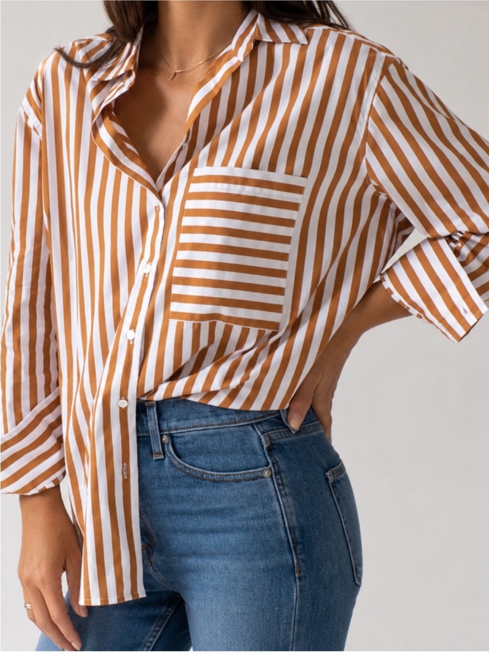 AYR The Deep End Shirt Orange Striped
Minimalist Capsule Preppy
Work M